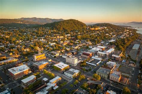 Sunset Bellingham Wa Aerial Landscape Photography Aerial Paris