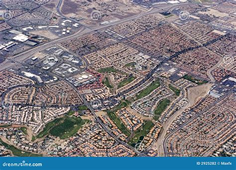 Aerial view of Las Vegas stock photo. Image of residential - 2925282