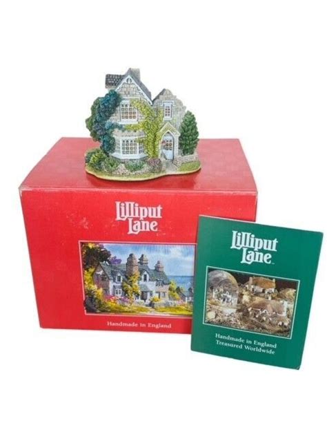 Lilliput Lane Cottage Figurine Village England Box Coa Rosemary