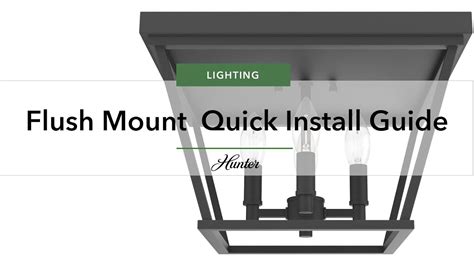 How To Install A Flush Mount Light YouTube