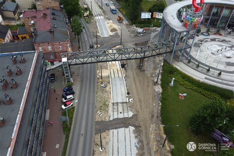 Znika kładka nad ul Sobieskiego Dąbrowa Górnicza