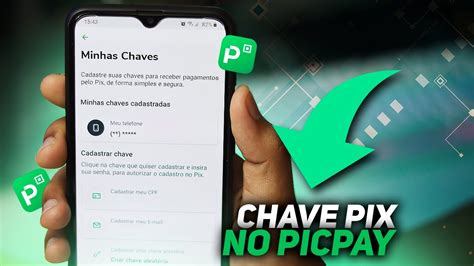 Como Cadastrar Chave Pix No Picpay Youtube