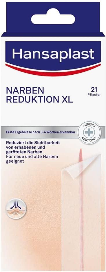 Hansaplast Narben Reduktion 21 Stück Je 3 Cm X 14 6 Cm