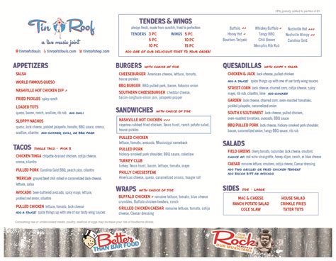 food & drink - St. Louis Bar | Live Music | Tin Roof