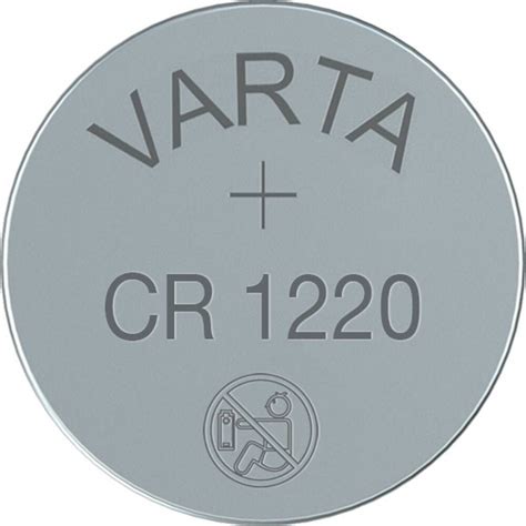 VARTA Knopfzelle CR1220 Lithium Batterie 3V 35 MAh 1 16 St Ab 0 84