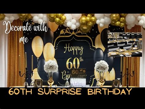 Ideas Sinh Nhật 60 Tuổi 60th Birthday Decoration Ideas At Home để Tạo