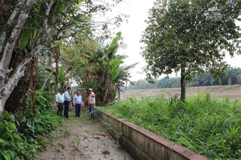 Supervisa Conagua márgenes del río la Sierra en Jalapa para determinar