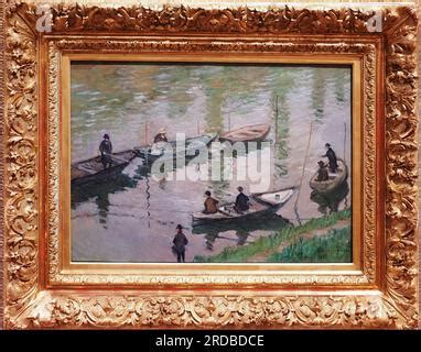 P Cheurs Sur La Seine Pr S De Poissy Par Oscar Claude Monet