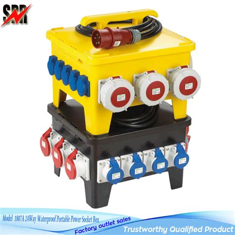 Model 1807A 24way Waterproof Portable Power Socket Distribution Box