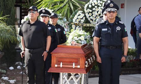 Rinde Ssc Homenaje Luctuoso A Policía Caído En Cumplimiento De Su Deber