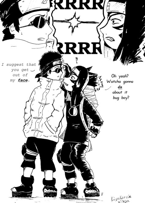 Kankuro vs Shino by Kinbarri on DeviantArt