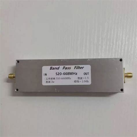 520 668mhz 3w Bpf High Quality Band Pass Filter With Sma Female Connector Radio Accessory