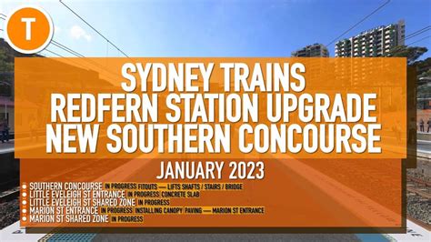 Redfern Station New Southern Concourse January Youtube