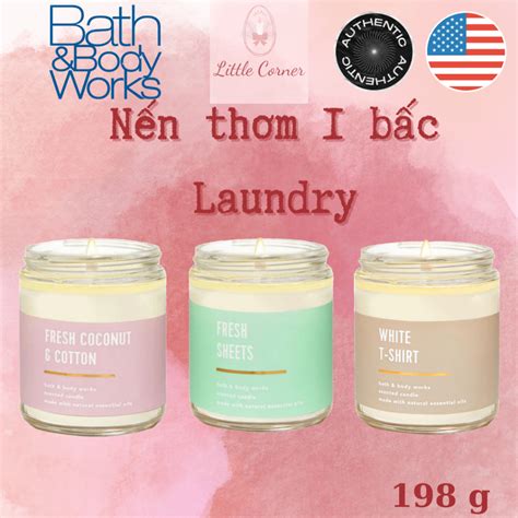 Laundry NẾN THƠM 1 BẤC BBW BATH AND BODY WORKS BBW 198g Shopee Việt Nam