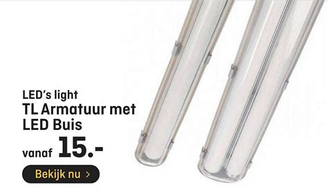 Led S Light Tl Armatuur Met Led Buis Aanbieding Bij Hubo Folders Nl