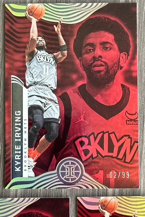 Panini Illusions Red Prizm Set Ssp Sp Kyrie Irving Mavs Old