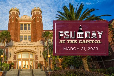 Fsu Day At The Capitol Set For March 21 Florida State University News