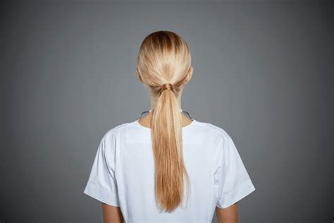 Back View Blonde Ponytail Royalty Free Images Stock Photos Pictures Shutterstock