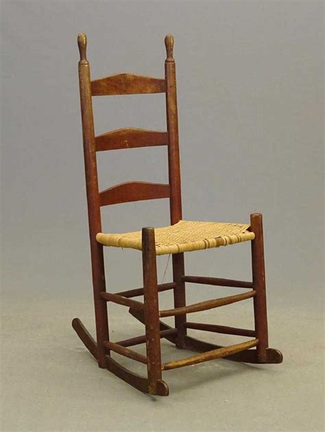 19th C Shaker Style Rocking Chair