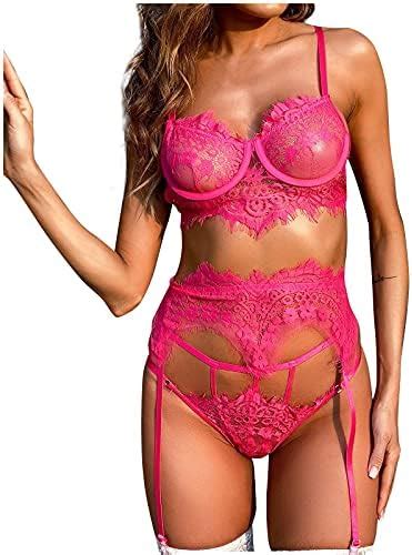 Kaixlionly Sexy Damen Spitzen Dessous Set Sexy Bikini Spitzenh Schen