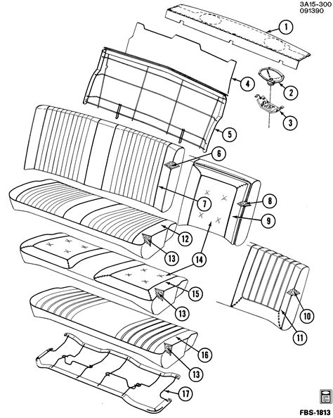Oldsmobile Cutlass Ciera Fwd A19 27 Seat Asm And Back Window Shelf Rear Epc Online