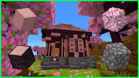 The Cherry Blossom Starter House You Need For Minecraft Youtube