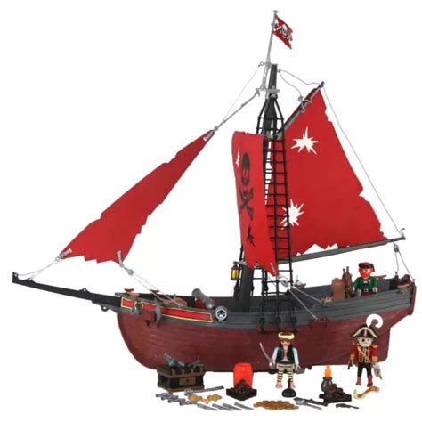 PLAYMOBIL 3174 BARCO Pirata Calavera NUEVO en Caja Marrón de Fábrica