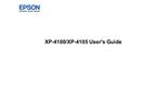 User manual Epson XP-4100 (English - 253 pages)