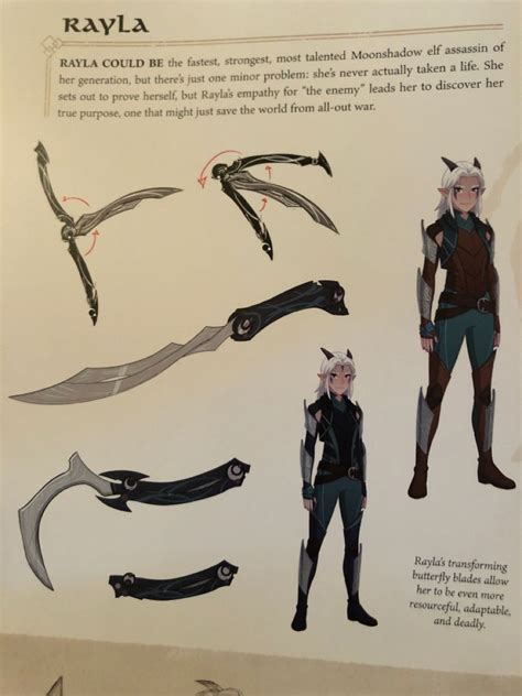 Rayla Butterfly Blades Mechanics Rayla Dragon Prince Dragon Princess