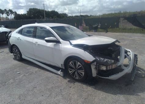 Bidding Ended On Shhfk H Hu Salvage Honda Civic Hatchback At