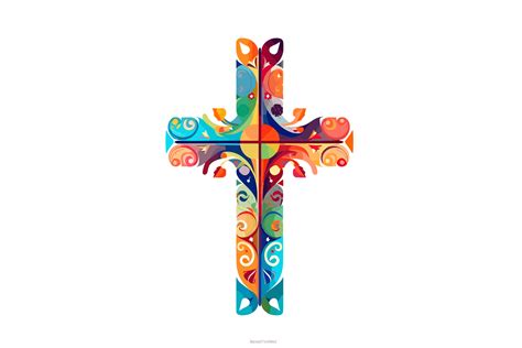 SVG Christian Cross Isolated Vector Illu Graphic by LofiAnimations ...