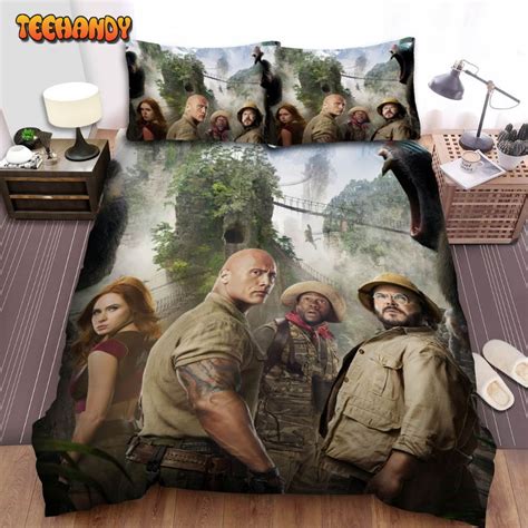 Jumanji The Next Level Movie Movie Characters Poster Comforter Bedding Sets