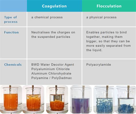 The difference of Coagulation and flocculation-YIXING BLUWAT CHEMICALS CO., LTD