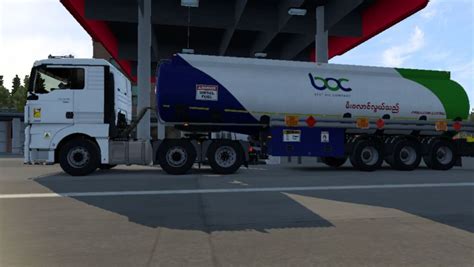 Boc Skin For Scs Fuel Tank By Player Thurein Ets Mods