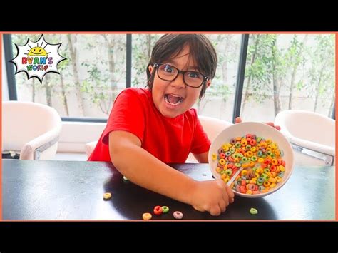 Mommy surprise Ryan with Frozen Cereal for Breakfast!!! - Videos For Kids