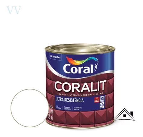 Tinta Esmalte Fosco Coralit Ultra Resist Ncia Branco Ml Mercadolivre