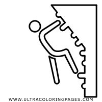 Dibujo De Escalada De Roca Para Colorear Ultra Coloring Pages