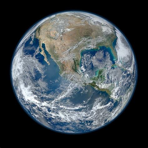 Planet Earth From Satellite Photograph by Nasa - Fine Art America