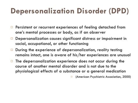 Understanding Depersonalization Disorder: Symptoms, Causes, and Treatment