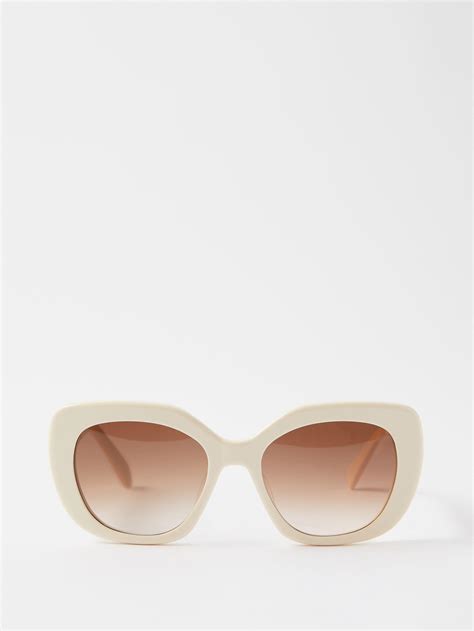 Celine Triomphe Story Square Acetate Sunglasses Lyst