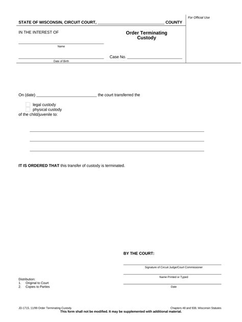 Wi Custody Complete With Ease Airslate Signnow