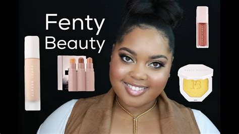 Fenty Beauty Full Line Overview Swatches Demo Kelseebrianajai