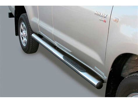 Estribos Toyota Hilux Cabine Extra Inox Tubo Mm