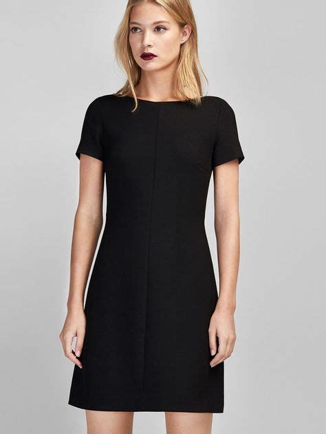 Autumn Winter 2016 WOMENs BLACK A LINE DRESS At Massimo Dutti For 140