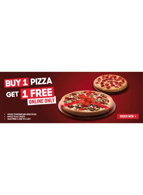 Buy 1 Pizza Get 1 Free From Pizza Hut Until 30th June Pizza Hut Uae