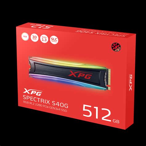 Adata Xpg Spectrix S40g Rgb 512gb Nvme Pcie Gen3x4 M2 Ssd Azio Online
