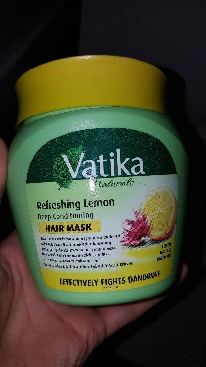 Vatika Naturals Refreshing Lemon Deep Conditioning Hair Mask Inci Beauty