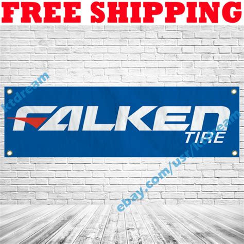 Falken Tire Tyres Banner Flag 18x59 In Car Shop Garage Wall Sign Decor