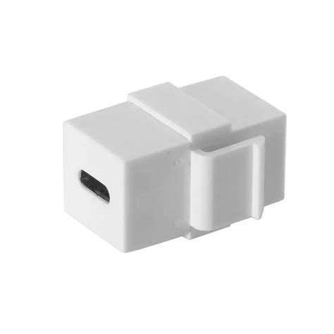 5pcs Type C Usb C Adapter Extension Keystone Jack Coupler Female To Female For Wall Plate Panel