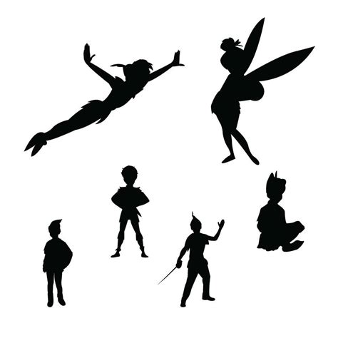 Silhouette Peter Pan at GetDrawings | Free download